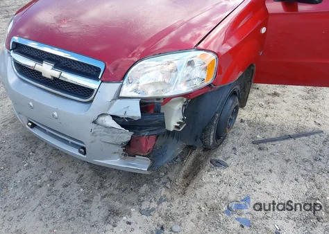 2007 Chevrolet Aveo Ls из США, поврежденный, VIN KL1TD566X7B125233